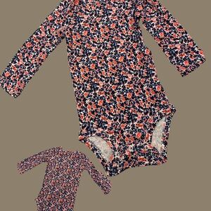 Carter's Pink Floral Baby Bodysuit